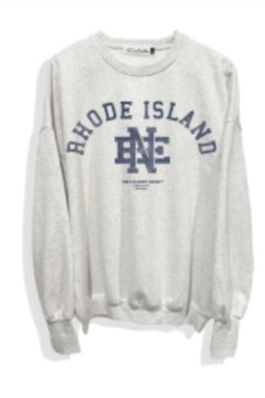 The Laundry Room Unisex Rhode Island Monogram Jump Top In Pebble Heather
