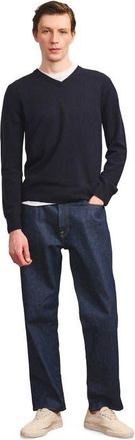 Naadam The Original Cashmere V-Neck Sweater in Navy at Nordstrom, Size X-Large
