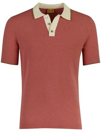 Mos Mosh Mos Mosh poloshirt rood katoen stretch