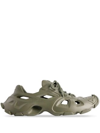 Balenciaga HD cut-out low-top sneakers - men - Rubber/Rubber/Rubber - 42 - Green