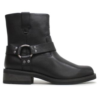 Harley-Davidson Harley Davidson Korsen 7 Inch Full Grain Leather Mens Ankle Boots - Black - Size:UK 11