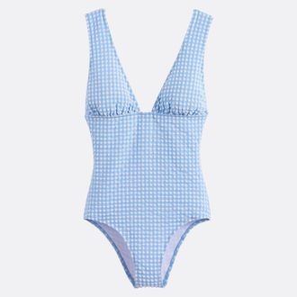 La Redoute Collections Geruit badpak, Signature JOHANE