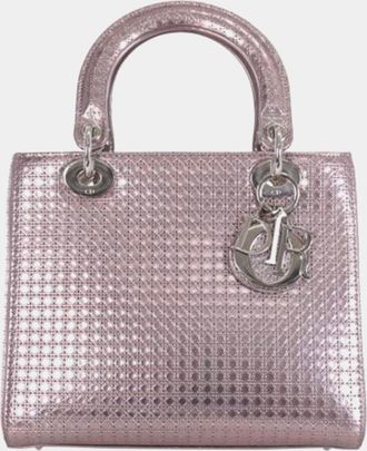 Dior Pink Medium Lady Dior Size M