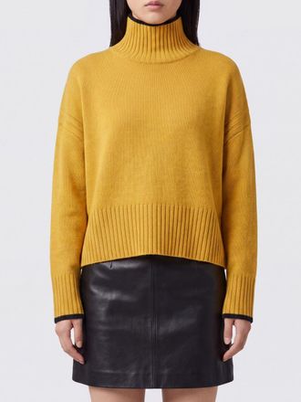 Pinko Dolcevita in lana e cashmere con spalle cadute e profili a contrasto