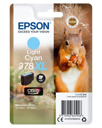 Epson Squirrel 378xl Cartucho De Tinta 1 Pieza(s) Original Alto Rendimiento (xl) Cian Claro