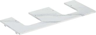 Keramag Geberit One Placa De Lavabo, Recorte Doble, Para Lavabo Sobre