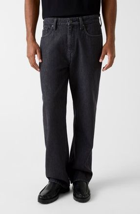 Guess G16 Relaxed Straight Leg Jeans in Vintage Black Wash at Nordstrom, Size 29 X 32