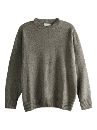 Margaret Howell crew-neck sweater - men - Yak/Wool/Cashmere - M - Grey