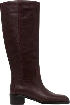 Jeffrey Campbell Lada Hoge Laarzen - Dames - Hoge Laarzen - Bruin - 36 EU - Leer - Schoenen