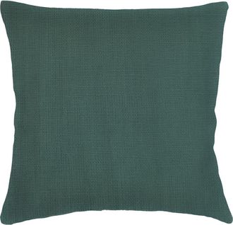 Anaya with Love So Soft Linen Euro Pillow with Down Alternative Insert in Emerald Green at Nordstrom, Size 26X26