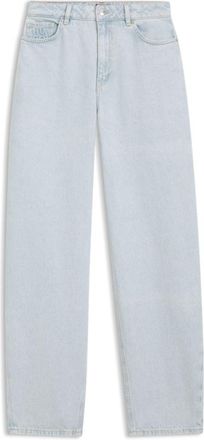 HUGO BOSS High-rise barrel-leg jeans in soft cotton