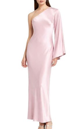 ottod'Ame Asymmetric Viscose Long Dress in Madame at Nordstrom, Size 44 It