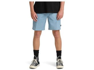 Billabong Crossfire Elastic Wave Washed Mens Shorts Blue Fog : XL 18, Cotton/Nylon/Polyester