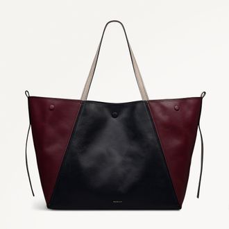 Radley London Dark Cherry Extra Large Open Top Tote Bag The Delphine SS26 Radley London