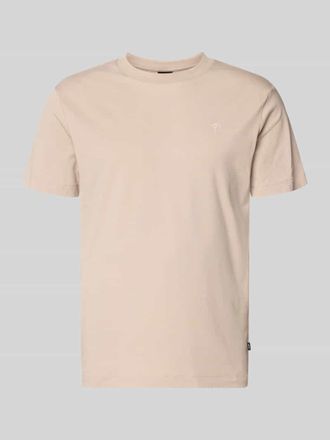 Joop T-Shirt mit Rundhalsausschnitt Modell Carlonito in Beige, Gr&ouml;&szlig;e XXXL