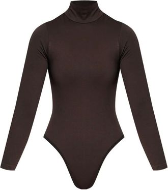 Heist Studios Body a maniche lunghe a collo alto - Marrone