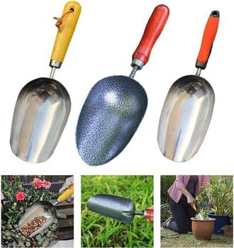 OEM Paleta De Jardiner&iacute;a Resistente A La Corrosi&oacute;n: Cuenco De Acero Inoxidable De Primera Calidad + Mango De Madera Maciza De Fresno Para Plantar
