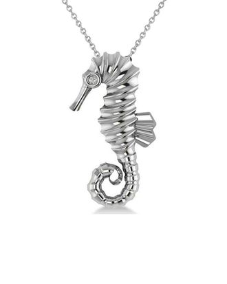 Allurez 14K 0.01 Ct. Tw. Diamond Pendant Necklace