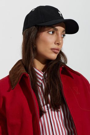 Ami Baseball Cap, Unisex, Black