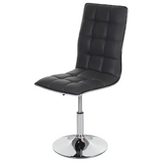 Hhg Hhg - Sedia Soggiorno Elegante 272 Design Moderno Ecopelle Sala Pranzo Grigio