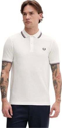 Fred Perry Heren, Tops, Wit, Maat: XL