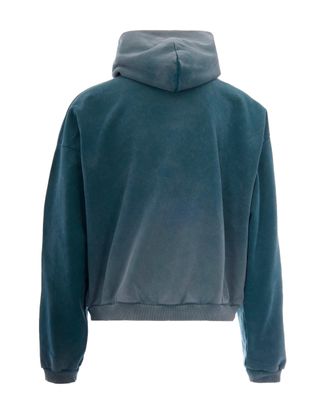 Represent Mens Hoodie Westside Smoked Teal Cotton Sweatshirts Sweater