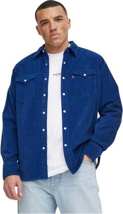 Levi's Camisa Western Barstow de Corte Est&aacute;ndar - Shirts - Hombre - Azul - S