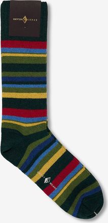 Sozzi Milano Gestreifte Socken aus Kaschmirmix