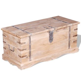 Berkfield Home Storage Chest Acacia Wood in Brown