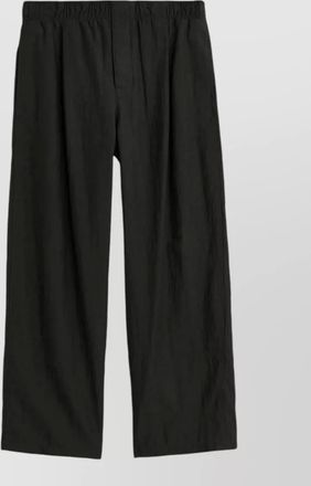 Our Legacy straight trousers textured fabric wide silhouette