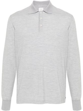 Eleventy Poloshirt met mouwen - Grijs