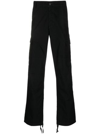 Carhartt Work in Progress mid-rise cotton trousers - men - Polyester/Cotton/Cotton - 34 - Black