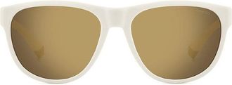 Polaroid PLD 2156/S Polarized 6HT/LM Mens Sunglasses White Size 56