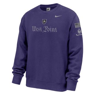 Nike Army Rivalry Club Nike Mens College Pullover Crew in Purple | M33234AN25-PUR