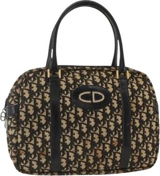 Dior Pre-owned Vintage Canvas Handtas - Dames - Vintage Handtas - Veelkleurig - ONE Size - Leer - Vintage