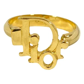 Dior Gold Band Ring (Pre-Owned)