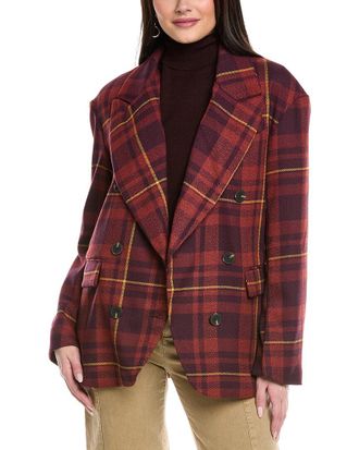 Free People Dean Double-Breasted Blazer