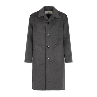 Ami Car Coat - male - Ami Paris - Single-Breasted Coats - Gray - M - Coats