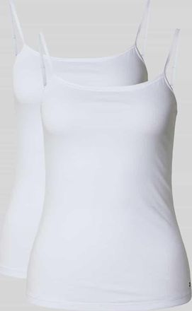 Tommy Hilfiger Regular Fit Unterhemd aus Baumwoll-Mix im 2er-Pack in Black, Gr&ouml;&szlig;e XL