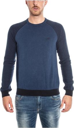Armani Jeans A6W50Xnblu 4W - Heren - Ronde hals truien - Blauw - M - Truien & Vesten