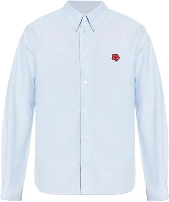 Kenzo Casual Shirts - Heren - Casual Overhemden - Blauw - L - Overhemden
