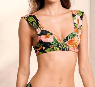 Maaji Renata Reversible Underwire Bikini Top In Grandmas Vintage