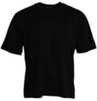 Dolce & Gabbana Katoenen T-shirt - Heren - T-shirts - Zwart - 2XL - Katoen - Tops