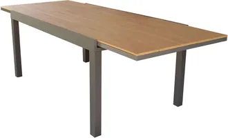 Milani Home Milani Home - Viduus - Set Tavolo In Alluminio E Polywood Cm 160/240 X 95 X 75 H Con 8 Poltrone Viduus