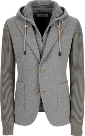 L.B.M. 1911 Americana Jacket - Heren - Blazers - Grijs - XL - Wol - Jassen