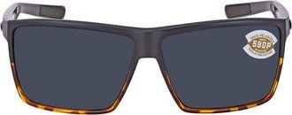 Costa RINCON Grey Polarized Polycarbonate Mens Sunglasses RIN 181 OGP 63