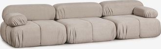 Sklum Sof&aacute; Modular De 3 Piezas En Boucl&eacute; Envasado Al Vac&iacute;o Kendall Sklum