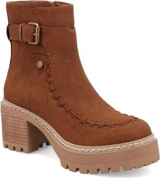 Mia Womens Toula Boots In Cognac/amber