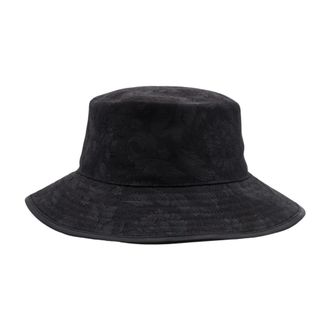 Versace Hats, male, Black, Size: 58 CM Baroque Pattern Black Cotton Hat