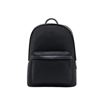 Emporio Armani ASV Round Backpack - male - Emporio Armani - Backpacks - Black - ONE SIZE - Bags